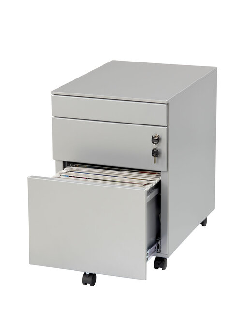 Verrijdbaar ladeblok 2-laden en pennenlade Verrijdbaar ladeblok 2-laden en pennenlade