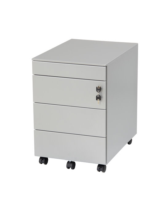 Verrijdbaar ladeblok 3 -laden en pennenlade