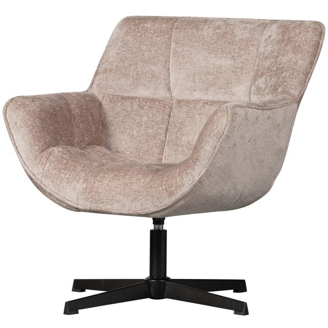 Lounge draaifauteuil Taupe (huur)