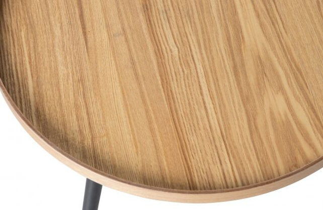 Bijzettafel Asem XL hout look (huur)