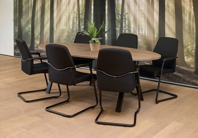 Edge Vergadertafel Ellips 220x110