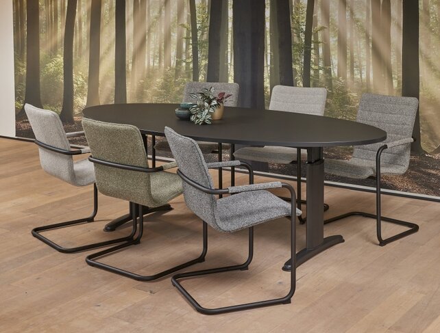 Classic Vergadertafel Elips 220x110