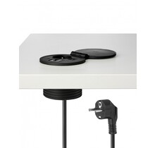 Inbouw powerbox 80mm met wireless charger