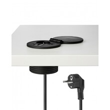 Inbouw powerbox 80mm met wireless charger