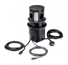 Pop up inbouwunit 120mm voor elektra