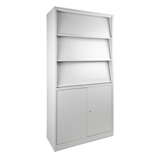 Tijdschriftenkast met onderkast 195cm