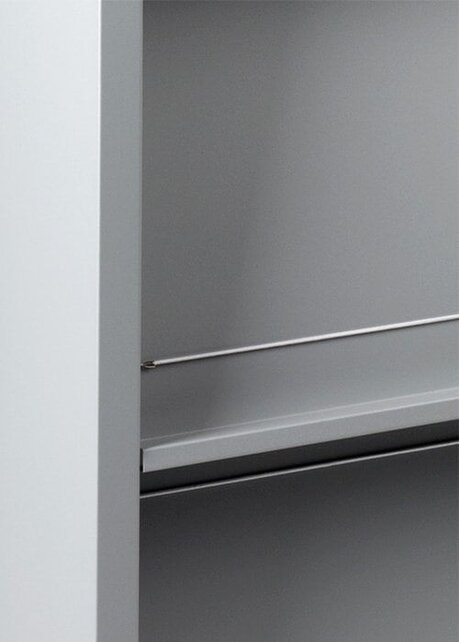 Tijdschriftenkast met onderkast 195cm