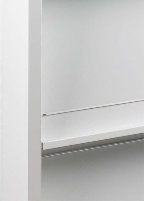 Tijdschriftenkast met onderkast 195cm