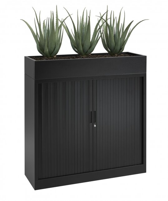 Plantenbak 120 cm breed tbv roldeurkast