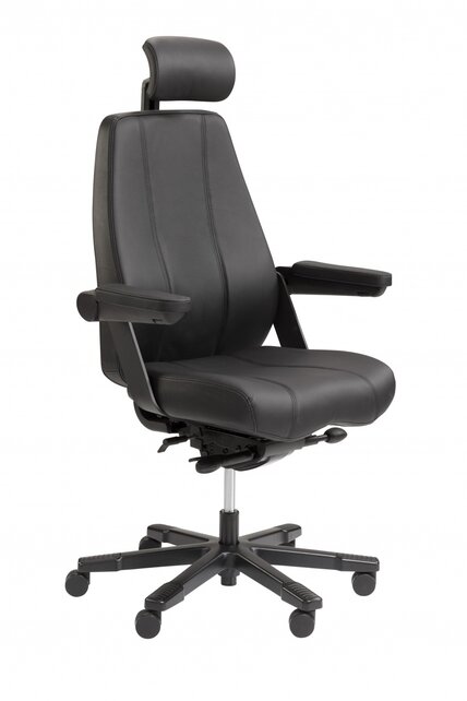 24-uurs bureaustoel Premium leder