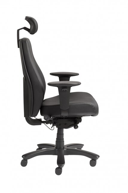 24-uurs bureaustoel Budget Leder