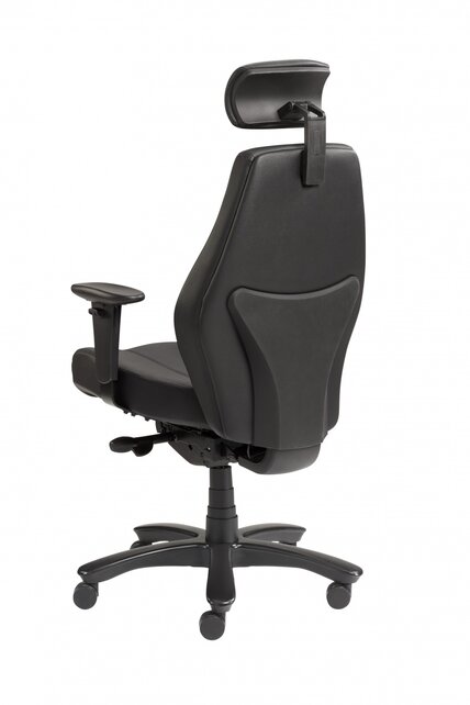 24-uurs bureaustoel Budget Leder