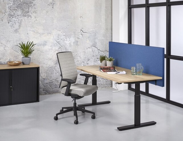 Akoestisch bureauscherm 70cm Wolvilt Akoestisch bureauscherm 70cm Wolvilt