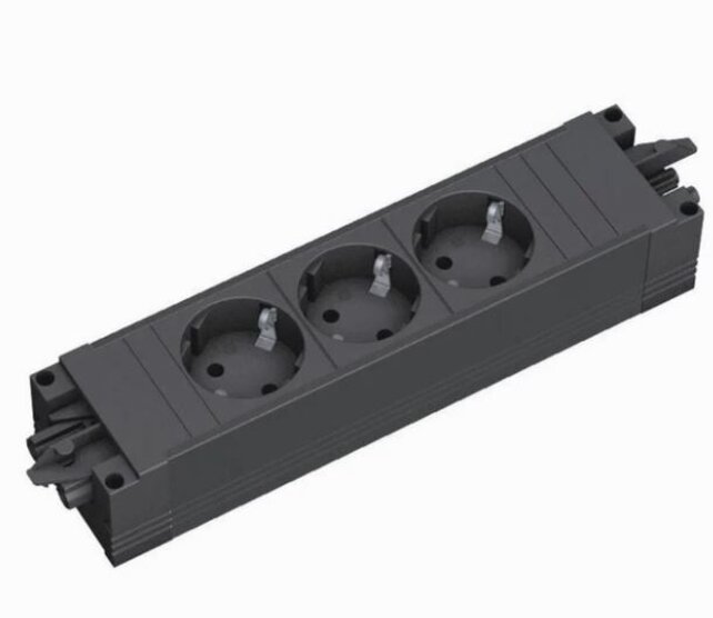 GST18 Stekkerblok 3x stroom (incl. aansluitkabel 3 meter)