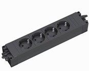 GST18 Stekkerblok 4x stroom (incl. aansluitkabel 3 meter)