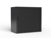 Roldeurkast zwart 72x80x43cm