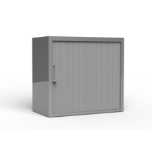 Roldeurkast aluminium 72x80x43cm