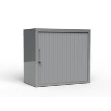 Roldeurkast aluminium 72x80x43cm