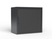 Roldeurkast antraciet 72x80x43cm