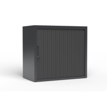 Roldeurkast antraciet 72x80x43cm