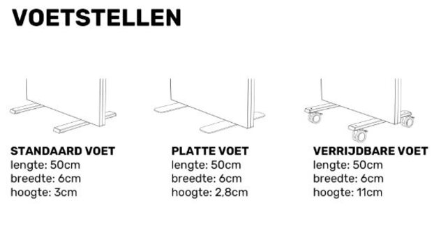 Vrijstaande akoestische wand Vrijstaande akoestische wand