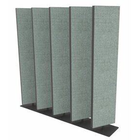 Akoestische lamellenwand