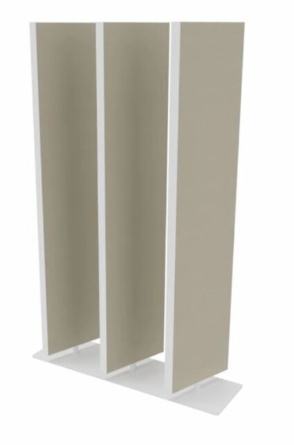 Akoestische lamellenwand