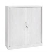 Roldeurkast zwart 135x120x43cm