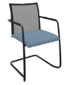 Alfa Hoge rug netbespanning / slede