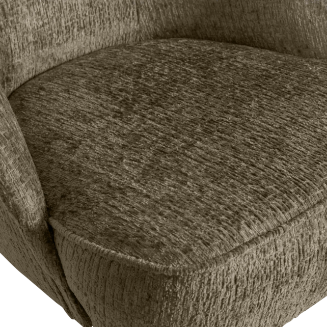 Vogue fauteuil structure velvet