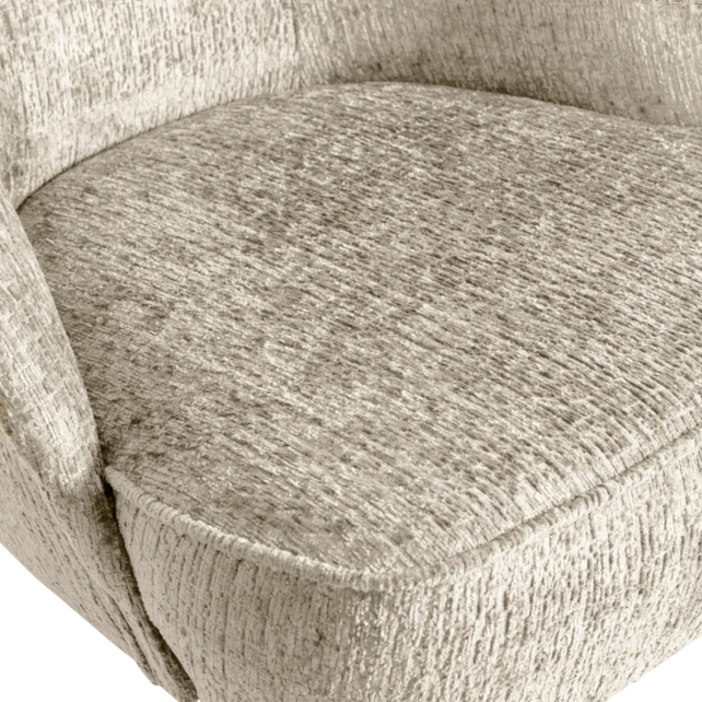 Vogue fauteuil structure velvet