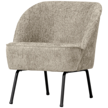 Vogue fauteuil structure velvet