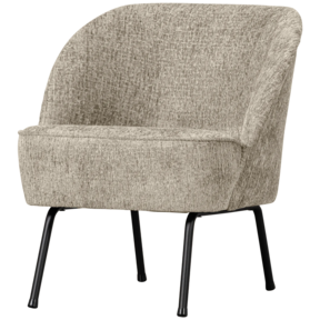 Vogue fauteuil structure velvet