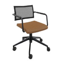 Alfa Lage rug netbespanning / 5-teens kruisvoet verrijdbaar