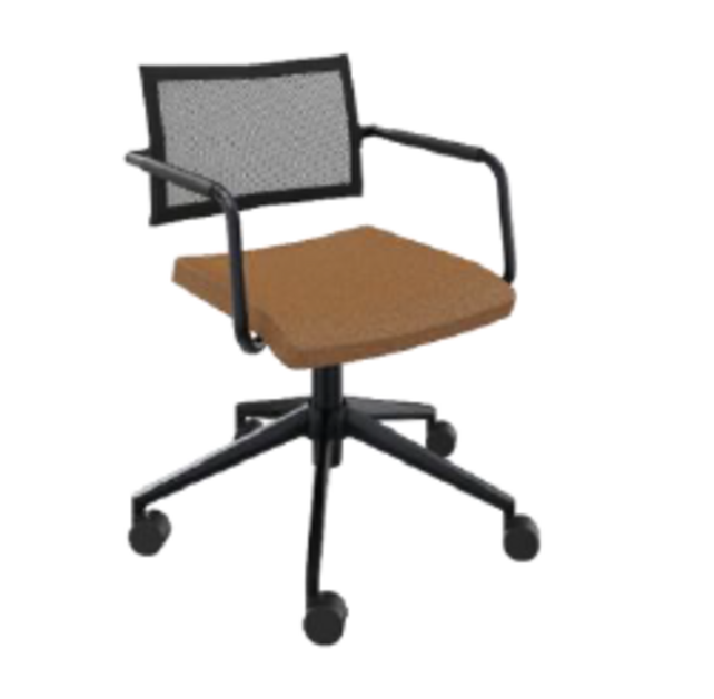 Alfa Lage rug netbespanning / 5-teens kruisvoet verrijdbaar