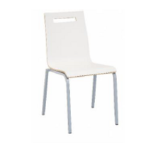 Oscar 4-poots vierkant frame 20 x 20 mm, stapelbaar, kuip in laminaat