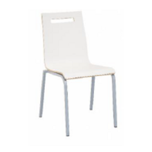 Oscar 4-poots vierkant frame 20 x 20 mm, stapelbaar, kuip in laminaat