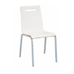 Oscar 4-poots vierkant frame 20 x 20 mm, stapelbaar, kuip in laminaat