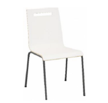 Oscar 4-poots rond Ø 19 mm, stapelbaar, kuip in laminaat