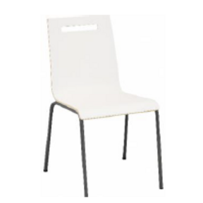 Oscar 4-poots rond Ø 19 mm, stapelbaar, kuip in laminaat