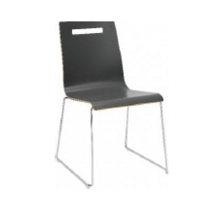 Oscar sledeframe draadstaal rond Ø 11 mm, stapelbaar, kuip in laminaat