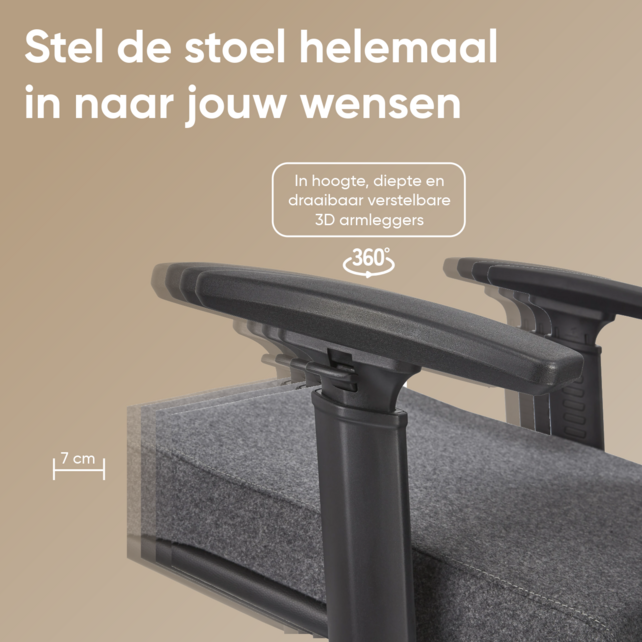 Bureaustoel KT Wolvilt