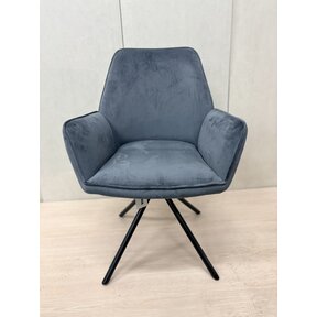 Draaifauteuil Sarah - blauw