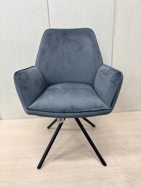 Draaifauteuil Sarah - blauw