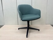 Vitra Softshell Chair blauwgroen