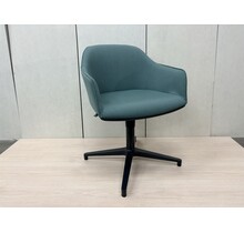 Vitra Softshell Chair blauwgroen