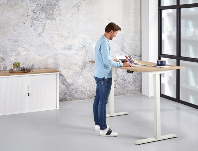 Elektrisch Bureau KT Budget 120x80cm