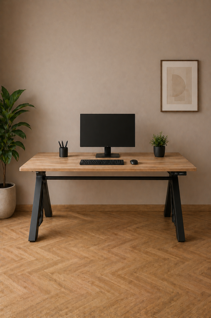Elektrisch bureau zit/sta premium met Y-poot 160x80cm