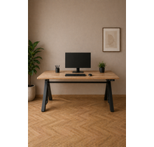 Elektrisch bureau zit/sta premium met Y-poot 120x80cm