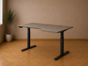 Elektrisch wingbureau zit/sta 160x120cm